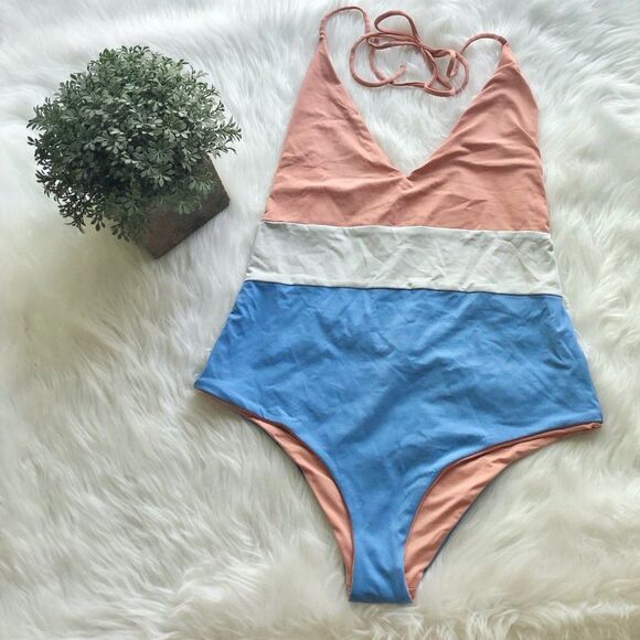 New with Tag Tavik+ Color Block One Piece - Size L